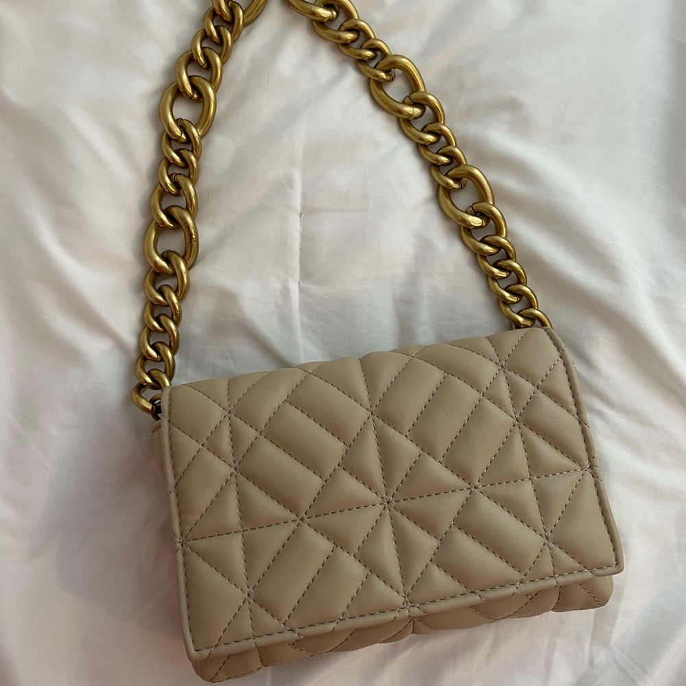 ZARA Quilted Shoulder Bag